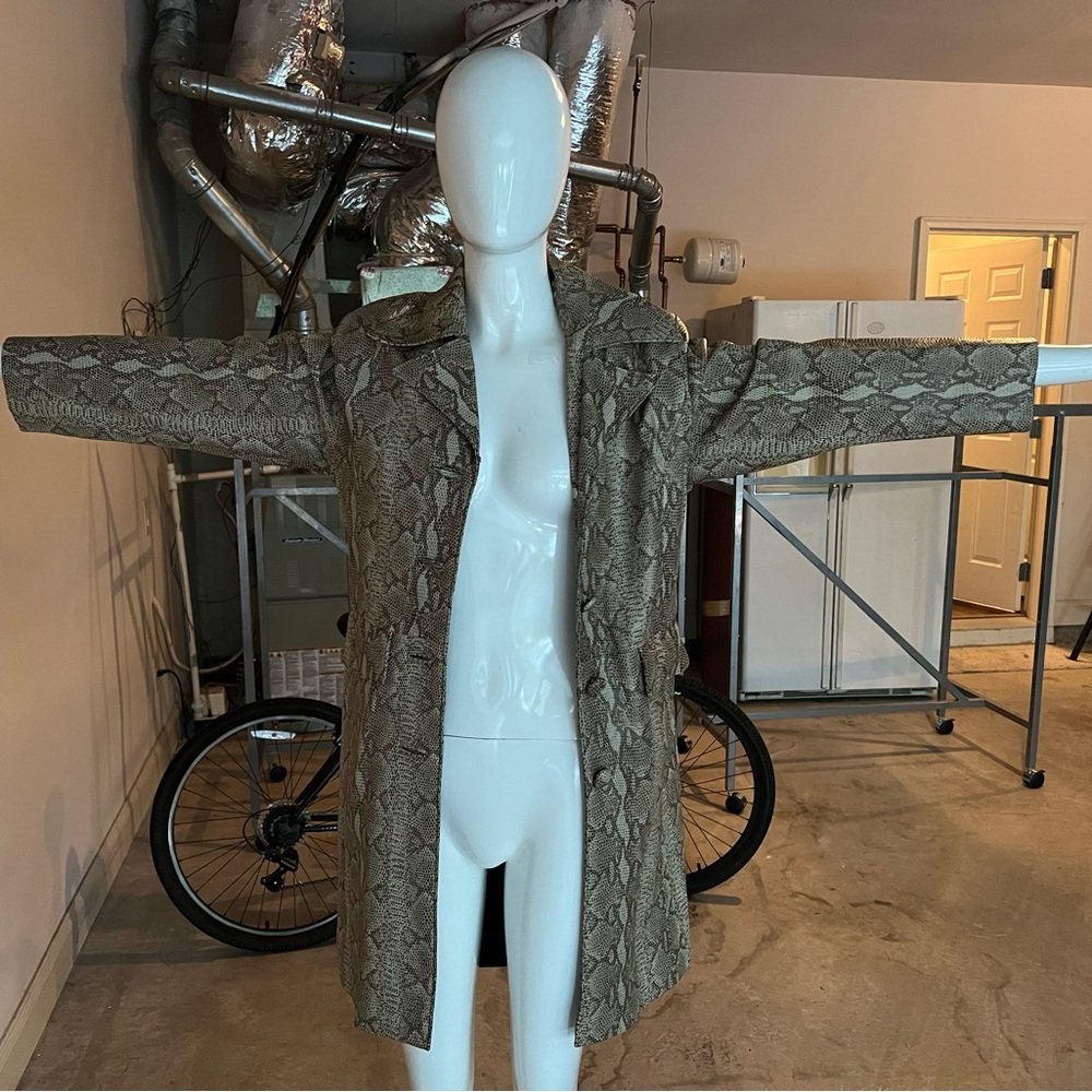 Snakeskin Genuine Leather Jacket